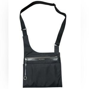 WANT Les Essentiels Black Nylon Crossbody Messenger Bag